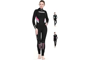 Cressi Castoro Lady Monopiece Wetsuit - Combinaison Une Pièce Femmes de Plongée et l'Apnée en Néoprène Double Doublure