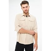 Erkek Yakın Koruma Hava Boşluklu Fonksiyonel Cepli Ayarlanabilir Kollu Tactical G&ouml;mlek GM-002