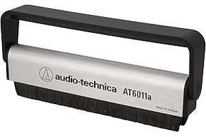AUDIO-TECHNICA audio technica AT6011A Anti Static LP Cleaning Brush (Silver/Black)