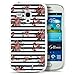 Produktbild Zanasta Designs Schutzhülle Samsung Galaxy S3 Mini Hülle Case Slim Cover mit Motiv Rosen Streifen