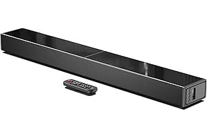 CGV BDS Alto Soundbar mit integrierten Subwoofern, Bluetooth mit HDMI Arc, Optik und Klinke, Leistung 80 W, verbessert die Klarheit der Stimme