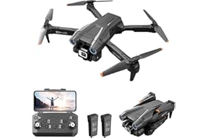 I3 PRO Drone avec Caméra 1080P HD FPV, Drone débutants Avec Maintien d'altitude, Atterrissage à une clé, Obstacle Avoidance, Mode sans tête, Survol de flux optique, Retournements 3D, 2 Piles