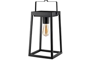 Brendz Lampada Solare da Tavolo, IP44 Impermeabile, Lanterne Solari da Esterno, 3 Modalità di Luce, Batteria Ricaricabile via USB-C, Lanterna Solare da Esterno, Lampada da Tavolo Esterno, Tampa