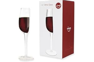 Winkee - Mezzo bicchiere di vino rosso e bianco | Bicchieri tagliati a metà | grande diviso a metà Regalo