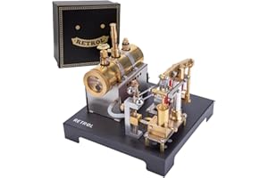 NULA Set di motori a vapore a trave, motore a vapore stazionario con caldaia orizzontale per gli amanti dei motori a vapore meccanici