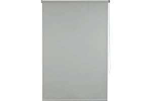 ‎EUGAD EUGAD Verdunklungsrollo ohne Bohren Thermorollo Klemmfix Seitenzugrollo mit gleichfarbige Zubehör und Beschichtung, Sonnen-, Sicht-Schutz usw. Klemmrollo für Fenster & Türen, Grau 60x160 cm