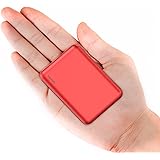 Vancaly Mini Powerbank 10000mah, Power Bank Ultraklein Leichtes Tragbare High Capacity,Externer Akku Mit 2 Ausgängen (2.4A+2.