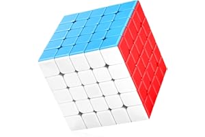 Speed Cube Stickerless, TOYESS Cube de Vitesse 5x5x5 Cube Magique Cadeau de Noël pour Enfants et Adultes (sans Autocollant)