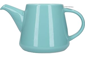 London Pottery Hi-T Infuser Teapot Set with Filter and Built-in Drip Tray, Stoneware, Splash, 2 Cup (650 ml)