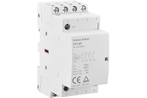 Heschen Haushalt AC Schütz, CT1-25, 4-polig vier normal offen, AC 220V/240V Spulenspannung, 35mm DIN-Schienenbefestigung