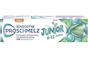 Sensodyne ProSchmelz Junior - Pasta de dientes (6 a 12 años, para esmalte fuerte, 75 ml)