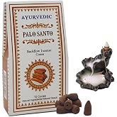 miebox make it easier Ayurvedic Natural CONICAL Incense (With Waterfall Back Fluid) | 20 different AROMAS and SCENTS || PALO SANTO, WHITE