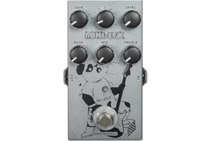M-Vave Mini-Efx - Pedal multiefectos 4 efectos Overdrive 4 efectos de distorsión Boost