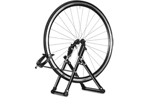 COCOARM Bike Wheel Stand Bicycle Storage Aluminum Alloy Mechanic Bicycle Wheel Truing Stand Wheel Home Truing Stand Holder Support Bike Repair Tool Cycling Accessory Parts for Bicycle Bikes Road Mountain