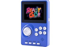 FIOTASY Kids Handheld Video Game Console Built in 100 16-bit Games, Handheld Retro Gaming Console, Trave-friendly Game Console, 2.8" Color Screen, Rechargeable Battery, Handheld Game Console for Boy Girl