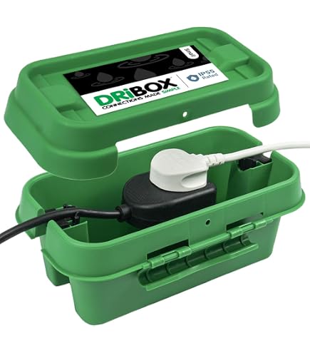 Boîte Câble Étanche Outdoor Diivoo IP54 6 Entrées – Protection Multiprise Extérieur 28,5×15×11 Cm