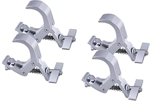 ONLISUM 4 morsetti per luci da palcoscenico, 40 – 60 mm, Truss Clamp Half Coupler per luci a LED