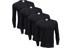 Gaffer Men’s Thermal Multi-Pack Tops & Bottoms - Long/Short Sleeve Shirts & Long Johns - Winter Warm Baselayer Underwear Set for Ski, Outdoor Work, and Cold Weather Comfort