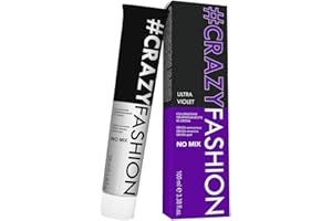 CAPELLO POINT Crazy Fashion, Tinte Semipermanente, Sin Amoniaco, Resorcinol ni PPD, Tinte Semipermanente en Crema, Duración de 6 a 8 Lavados, Ultravioleta, 100 ml