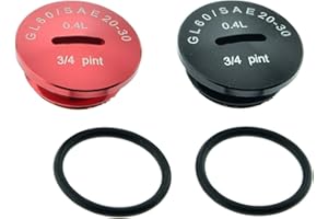 OST2RAD Set Verschlussschrauben ALU mit Beschriftung für Motor Simson S51 SR50 KR51/2 inkl. O-Ringe