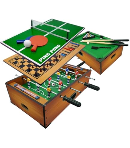 Jeu De Table Umbro 5 En 1 - 40 X 30 X 25 CM - Voetbal, Hockey
