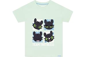How To Train Your Dragon Maglietta Bambina, Maglietta Ragazza Sdentato, Vestiti Bambina Estate, Top Ragazza Cotone