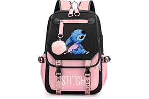 PQKL-party Stitch Backpack,Stitch Bags For Girls,Lilo and Stitch Bag,Stitch Backpack for Girls,Stitch School Bag,Stitch School Bags for Girls,Stitch Rucksack,Stitch Rucksack for Girls, Gifts for Fans