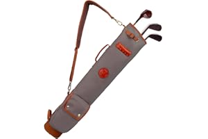 TOURBN TOURBON Canvas Golf Club Travel Case Lightweight Carry Bag for Men Women