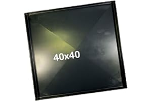 TEGLIEDIROMA Teglia forno 40x40x2 Cm, per pizza professionale Spessore teglie 8/10 con diagonale Pizza alta idratazione ideale per professionisti della pizza focaccia