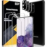EGV Compatibile con Samsung Galaxy S20 Plus Protector de Pantalla,3 Pack Protector Pantalla e 3 Pack Protector de Lente de Cá