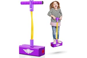 Toys for Girls 3-12, Notique Pogo Stick for Kids Sensory Pogo Jumper Toddler Outdoor Age 3 4 5 6-12 Ideal for 3-12 Year Old Boys Gifts