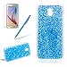 Produktbild Girlyard Silikon Glitzer Hülle für Samsung J5 2017, Luxus Variable Farbe Pailletten Muster Shinning Case Weiche TPU Bling Backcover Ultra Dünn Flexibel Rubber Etui und Anti Rutsch Kratzfeste Schutzhülle für Samsung Galaxy J5 2017 - Blau