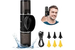 Kit Pulizia Orecchie, Seutgjie Elettrico Siringa per Lavaggio Orecchie IPX7 Rifiuti Impermeabili Recupero Acqua con 4 Modalità di Pulizia per Adulti Bambini