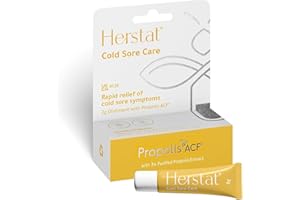 Herstat Cold Sore Cream | Effective Coldsore Treatment Provides Rapid Relief and Aids Healing with 3% Propolis | Use at Any Stage
