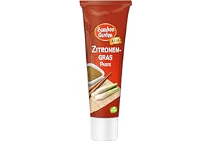 ‎BAMBOO GARDEN Bamboo Garden - Zitronengraspaste | Zum Würzen von Saucen und Dips | Wiederverschließbare Verpackung | Vegan | 45 g in der Tube