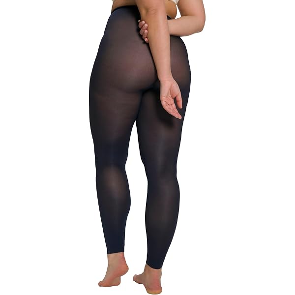 Legging Opaque CALZITALY Sans Pied - Microfibre 80 DEN - Confort Extra - Fabriqué En Italie - Taille S à 4XL