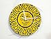 Produktbild Sun - Yellow Art Face - Universe Stars Space Galaxy Solar Planet - Custom Name Wall Clock