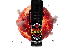 GIDACOM Spray anti-aggressione Tascabile e Pronto all’Uso, 100% Legale – Getto Potenziato fino a 3 Metri, Sicurezza per Donne, Jogging, Escursioni e Viaggi – Spray Identificativo Difesa Personale