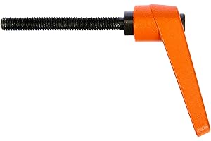 HALDER 24400.0191 Adjustable Clamping Lever Orange d1=14 mm / d2=M6 / l1=50 mm