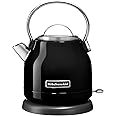 KitchenAid 5KEK1222BOB Kettle, Stainless Steel, 2200 W, 1.25 liters, Black