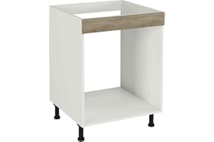 HOGAR24 ES - Mueble Bajo para Horno Color Roble Cortez, Medidas: 85 x 60 x 58 cm