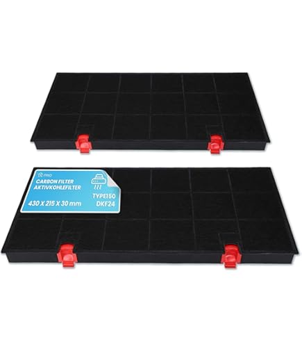 DL-pro Filtre à charbon actif de qualité supérieure pour hotte aspirante AEG Electrolux 190 mm