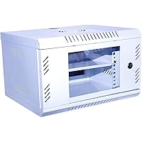 Server Rack 4U MiniU Wall Mount Rack with Lock & Keys - Tray (1 No) and Adjustable Shelf