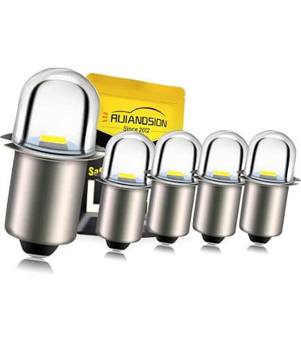 10 Ampoules LED Miniatures E10 9V/0.06A - Blanc Chaud, NEUVES