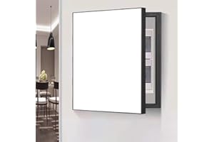 URBANUP Tapa Cuadro Electrico Cubiertas para Paneles de Disyuntores de 30, 35, 40, 45, 50 y 60 Cm, Gabinete para Paneles Eléctricos Negro, Blanco y Gris, Caja para Medidores Eléctricos Oculta(White,35 x 45cm