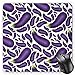 Produktbild HYYCLS Eggplant Mauspads, Delicious Aubergines in Abstract Representaiton Fresh Dish Healty Food Vegetable, Standard Size Rectangle Non-Slip Rubber Mousepad, Purple White