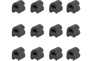 RICAMBIT Kit 12 Gommini per Griglia Piani Cottura 50247058006 - Piedini Compatibili con 754010095 754010089 C00039148