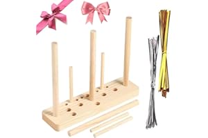 Bustlwor Holzkranz Bogenmacher, Bogenmacher für Bänder, Bows Ribbon Making Tool, Schleifenmacher für Bänder Holzkranz, für Bandkränze, Geschenkbögen, Partydekorationen, Verschiedene Handwerke