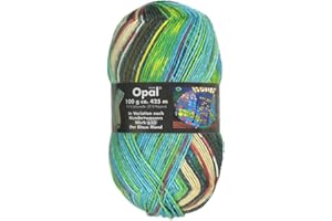 Frida's Wollhaus Opal 100 g Hundertwasser Sockenwolle 4-fach Strümpfe Socken Stricken 24 Farben (1432 | Der Blaue Mond)