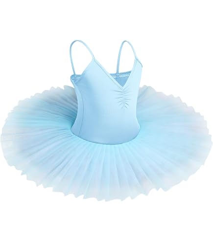 Tutu Ballet LED Lumineux Fille – Robe Ballerine Professionnelle Qui Brille, Rose 130 Cm, Parfait Anniversaire & Danse Scène